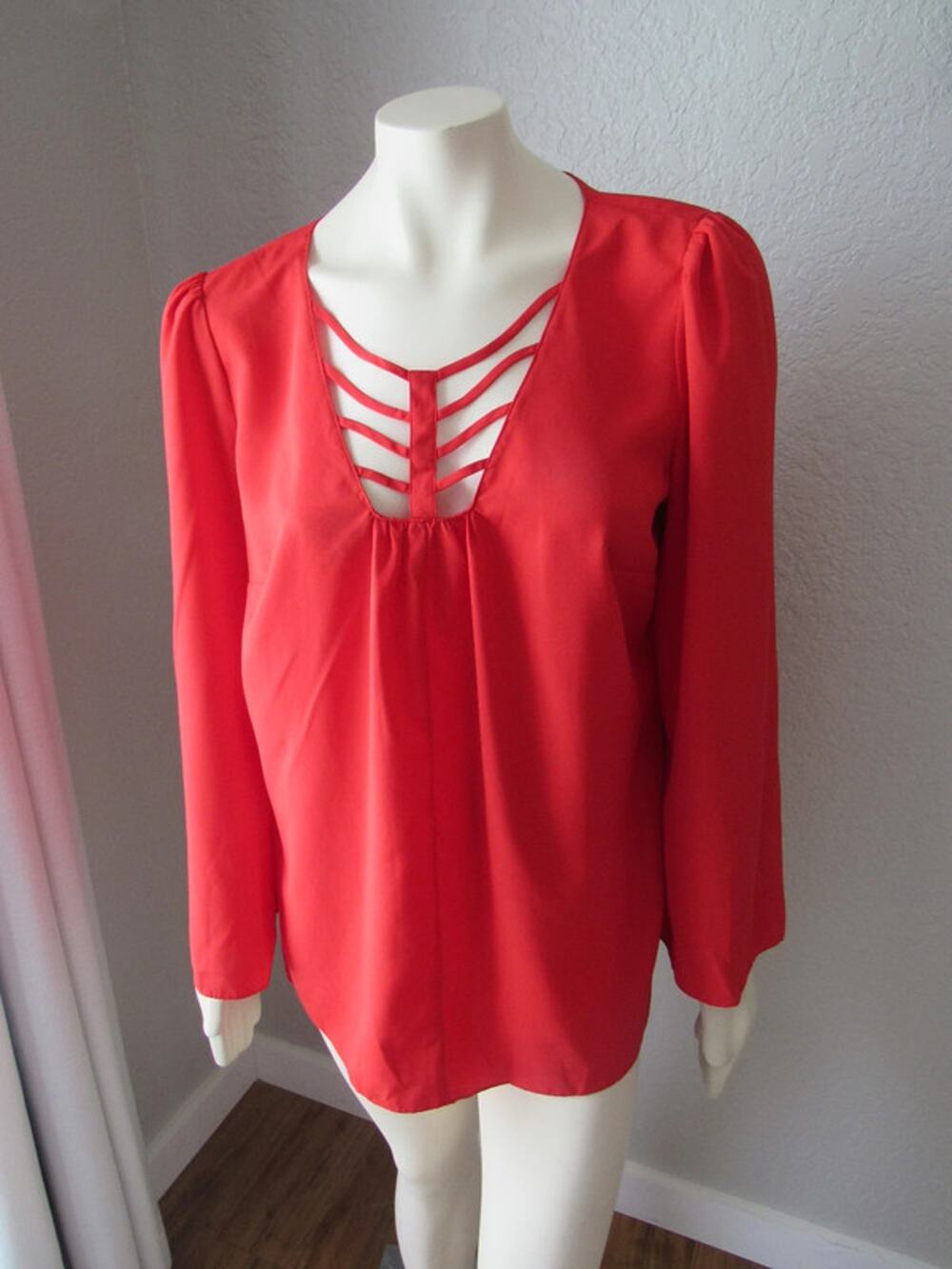Gianni Bini Red Blouse